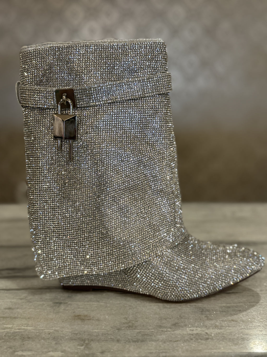 Bling Statement Boots- 2 Colors Available