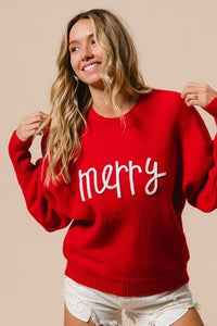 Red Merry Sweater