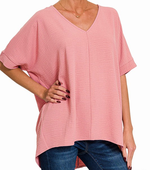 Light and Flowy Top- 5 Colors Available