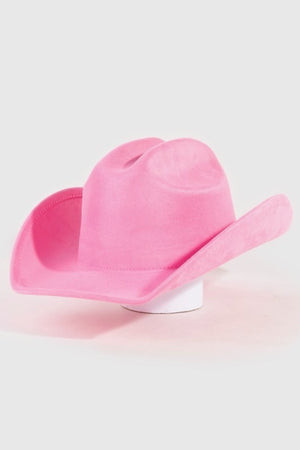 Faux Suede Cowboy Hat- 2 Colors Available