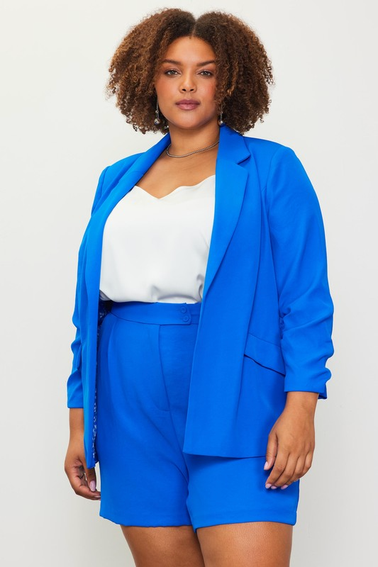 PLUS Level Up Blazer and Shorts- 5 Colors Available