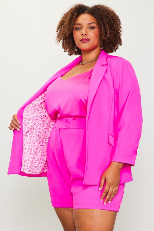 PLUS Level Up Blazer and Shorts- 5 Colors Available