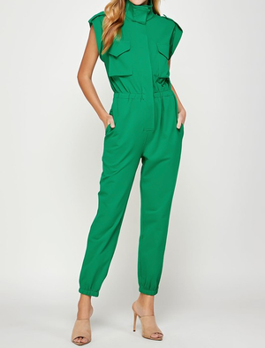 Luxe Cargo Jumpsuit- New Colors Available