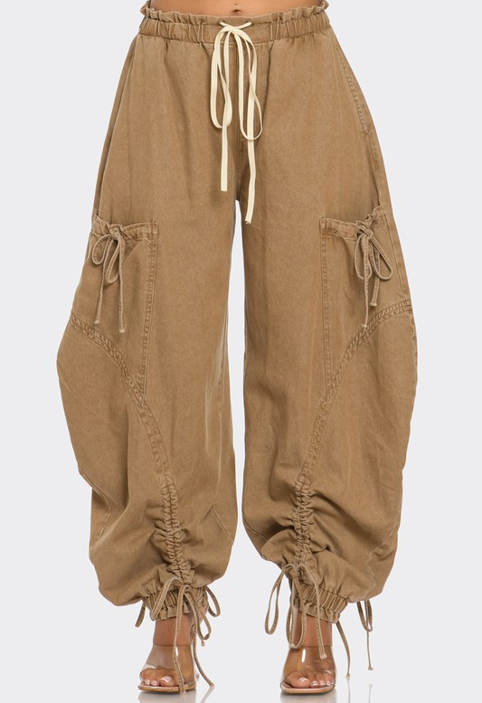 Urban Chic Brown Denim Cargos