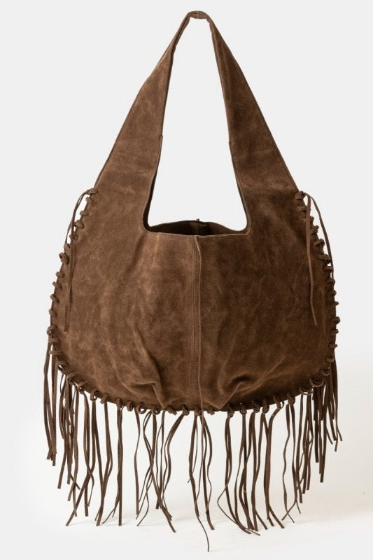Fringe Shoulder Bag- 2 Colors Available