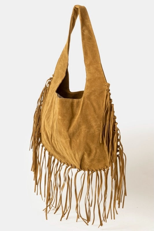 Fringe Shoulder Bag- 2 Colors Available