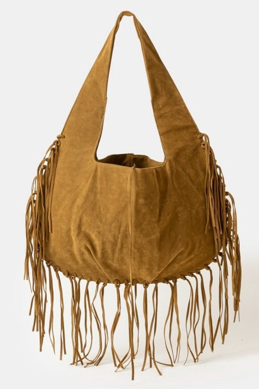 Fringe Shoulder Bag- 2 Colors Available
