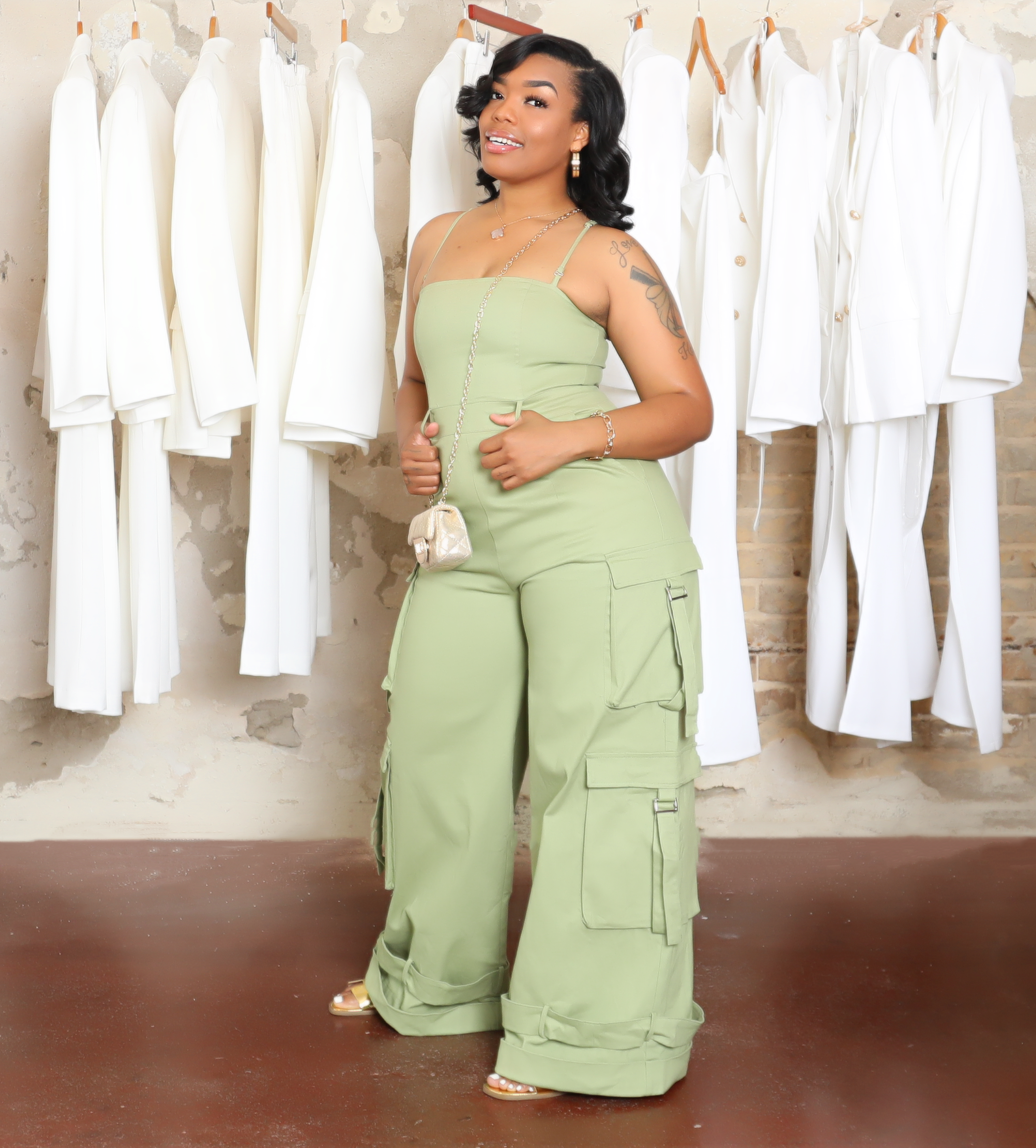 Cargo Jumpsuit- 3 Colors Available