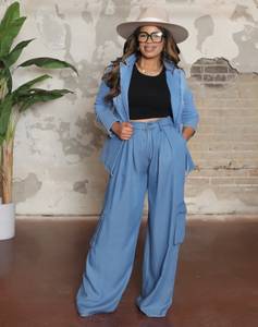 Wide Leg Cargo Pants