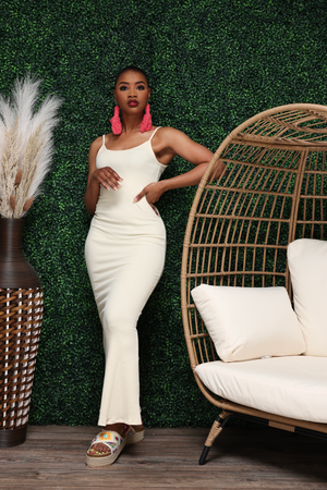 Ribbed Maxi Dress- Available in 2 colors