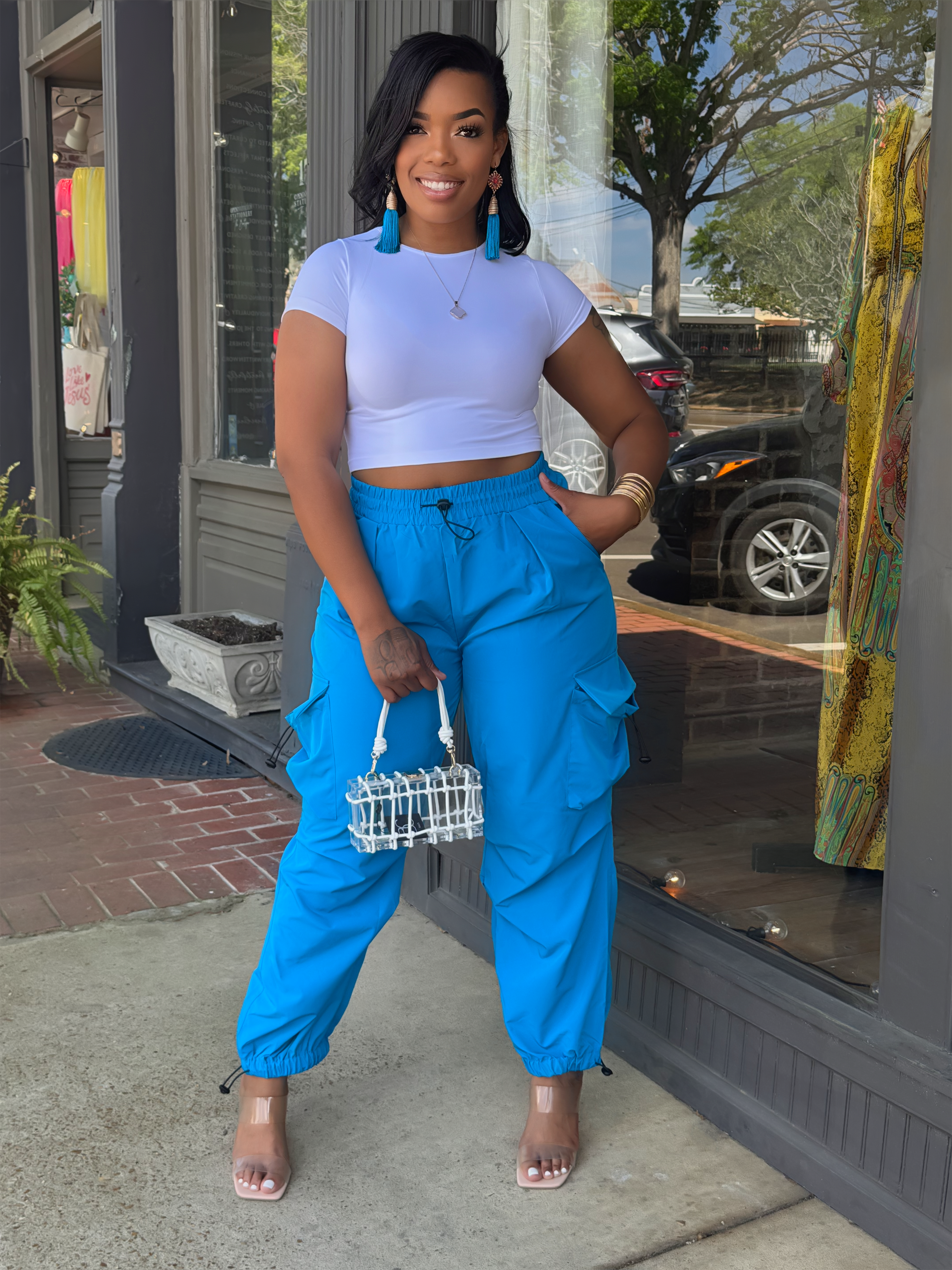 Parachute Cargo Joggers Set