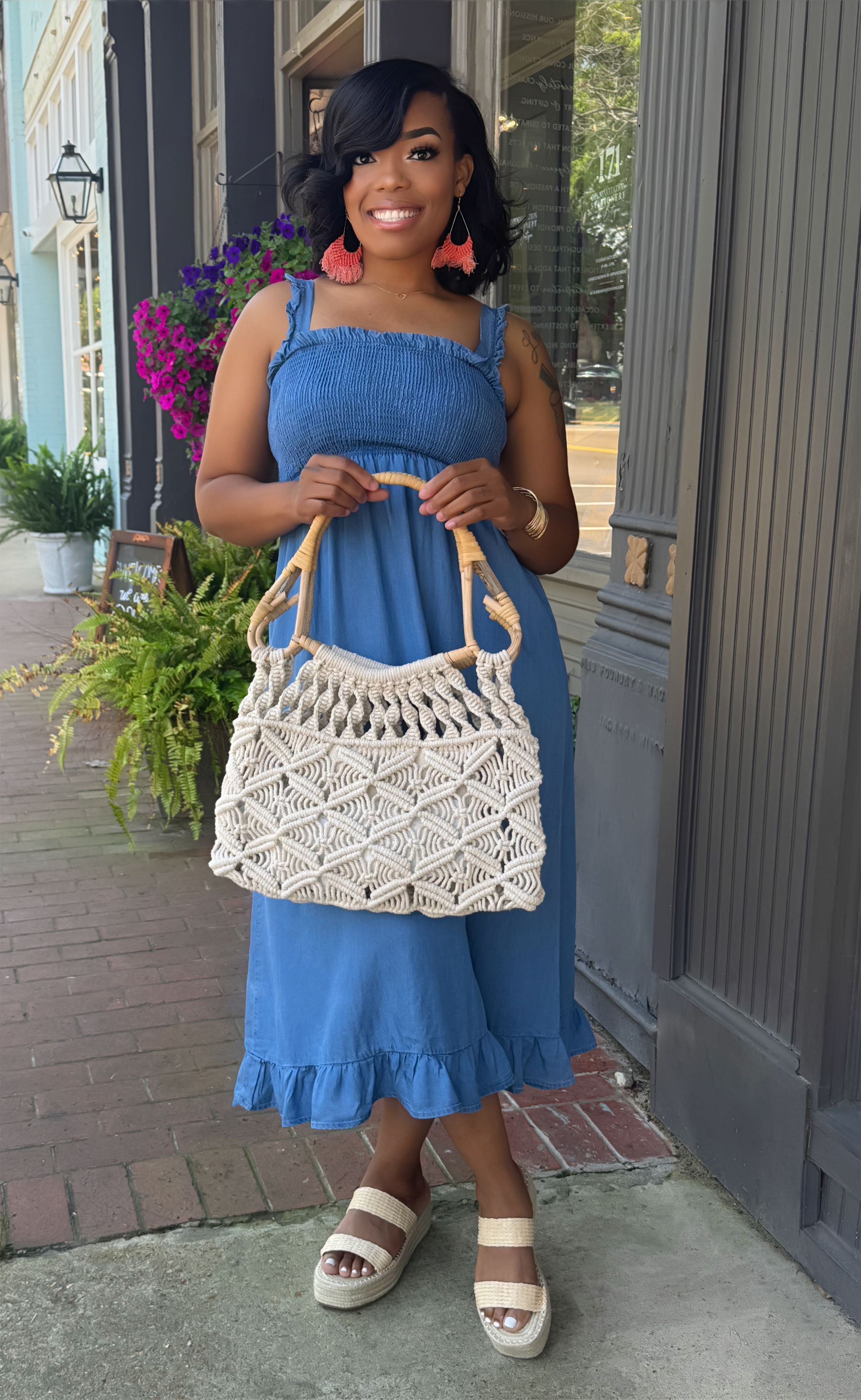 Chambray Sundress- 3 Colors Available