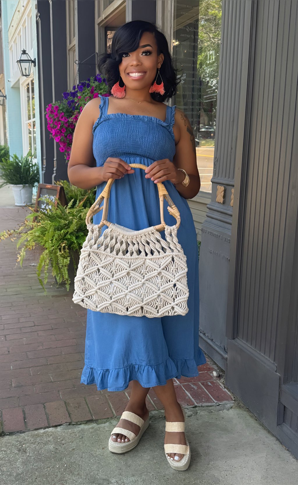 Chambray Sundress- 3 Colors Available