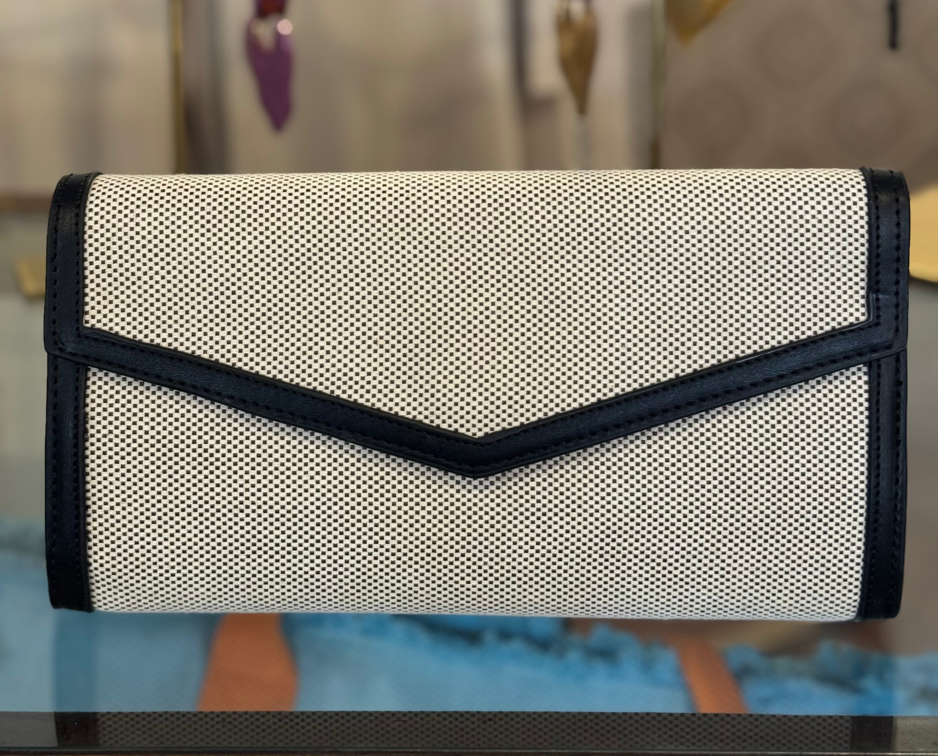 Linen Pop Crossbody or Clutch