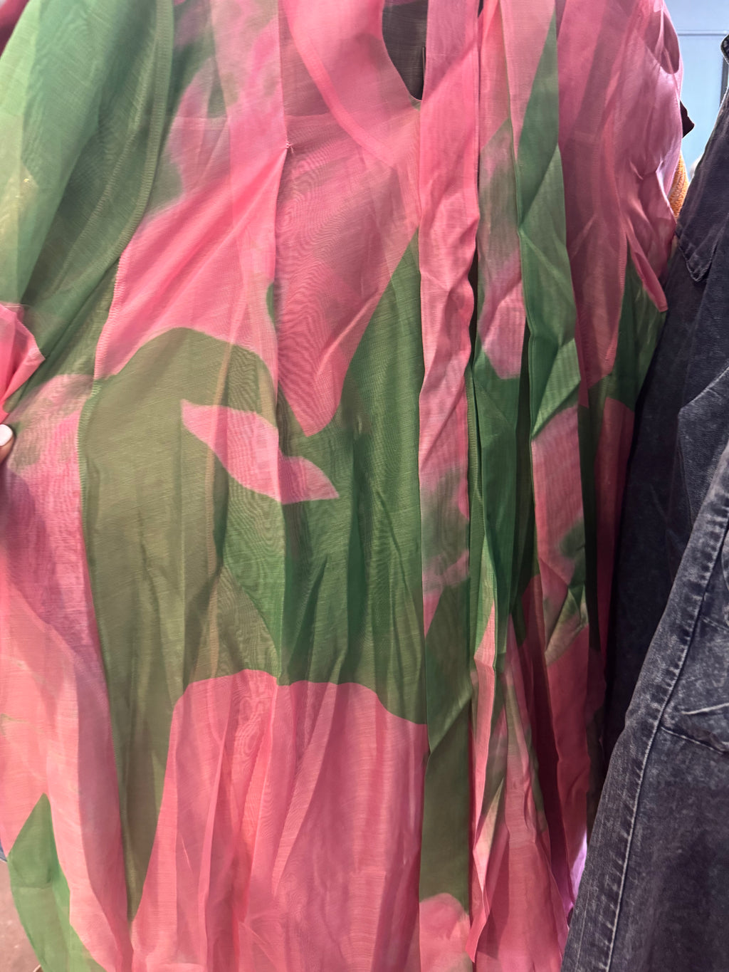 Nancy Pink and Green Dress