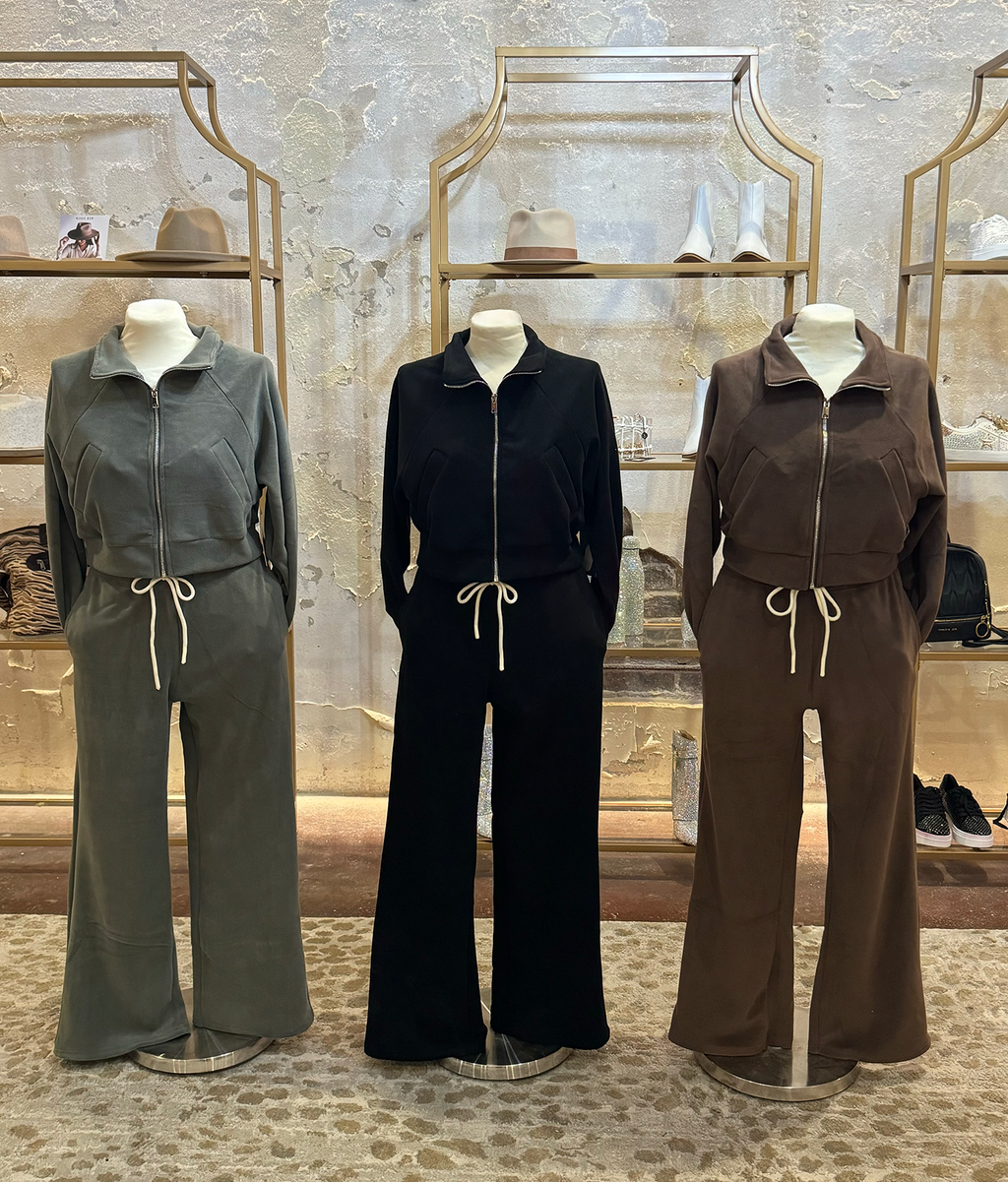 Fleece Lounge Set- 3 Colors Available