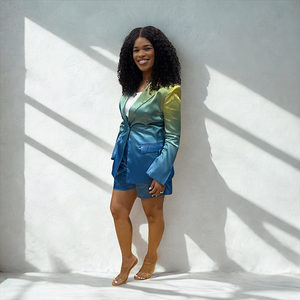 Ombre Blazer Suit