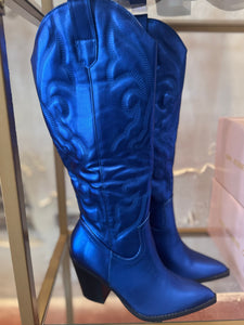 Royal Blue Boots