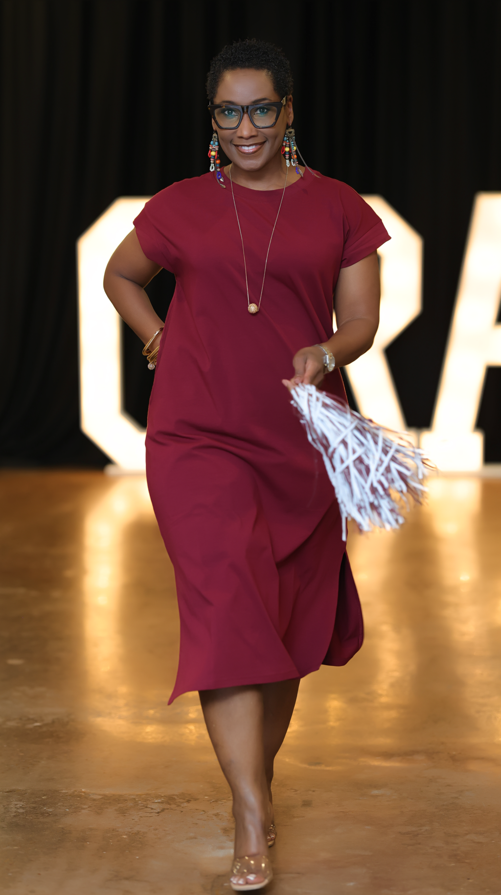 Original Cotton Side Slit T-Shirt Dress- 6 Colors Available