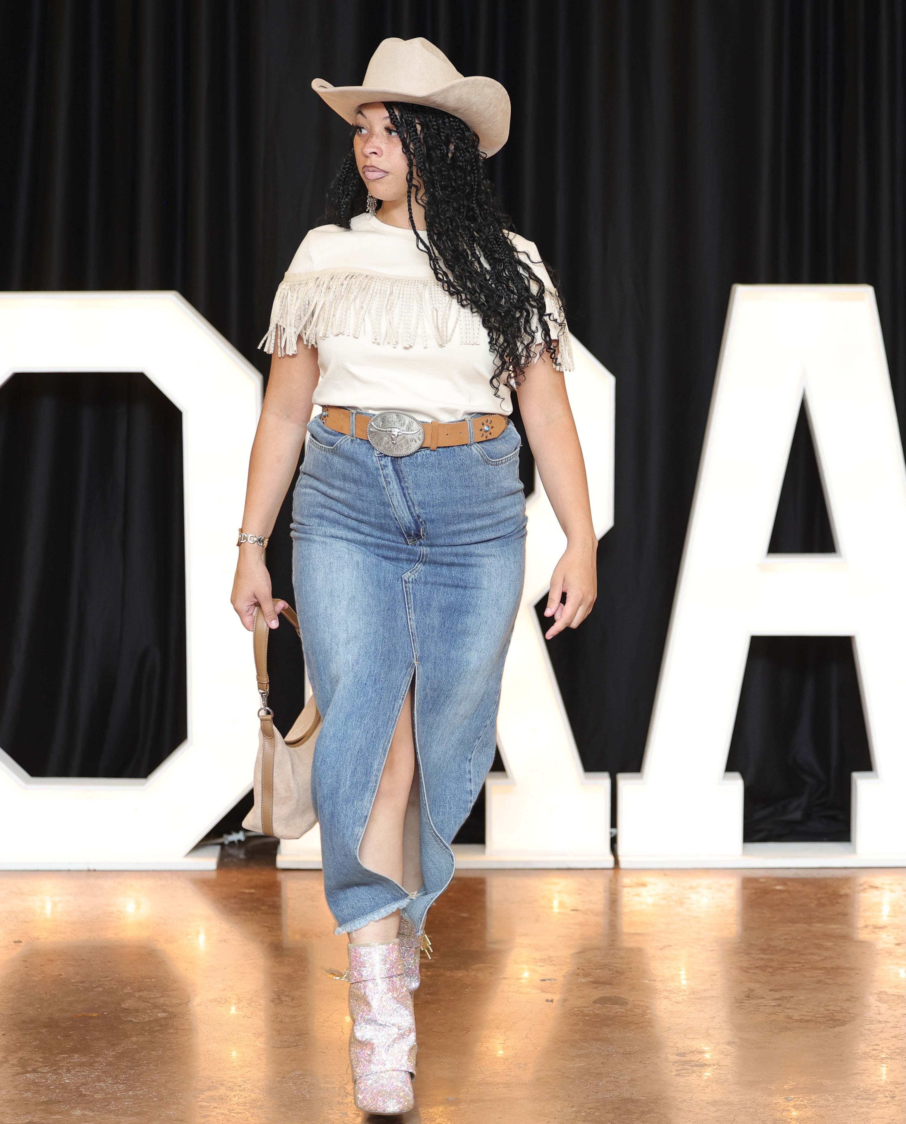 Maxi Denim Skirt