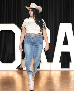 Maxi Denim Skirt