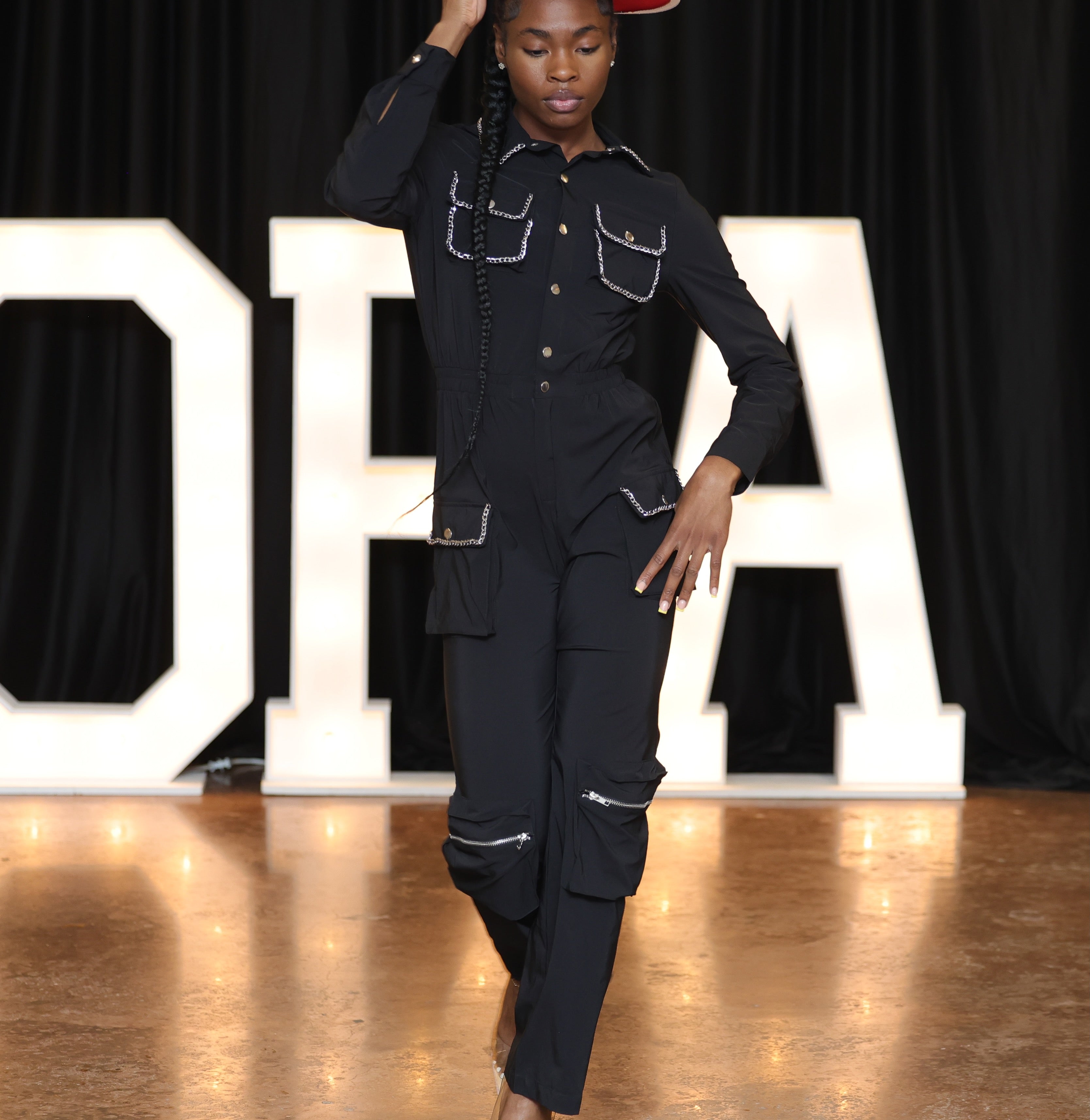 Silver Chain Jumpsuit
