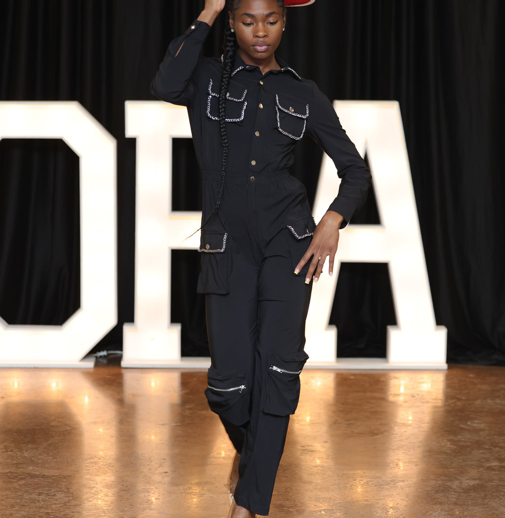 Silver Chain Jumpsuit