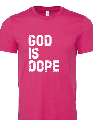 Pink God Is Dope Tee