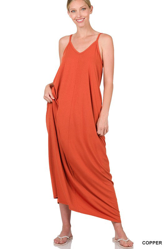 Goddess Maxi- Copper SIZE DOWN