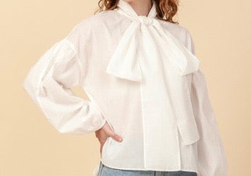 White Bow Top