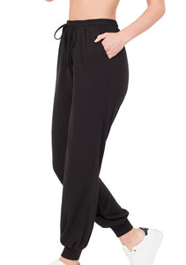 Ultra Soft Jogger Pants- Black
