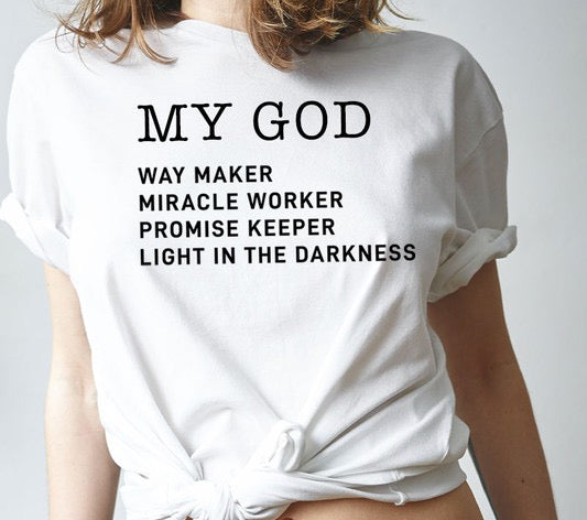 My God Tee- 2 Colors Available