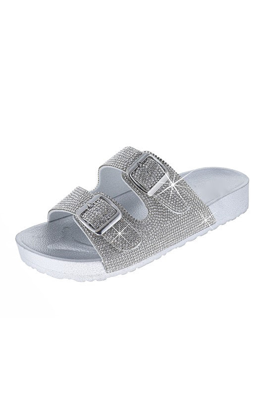 Bling Slides- Silver