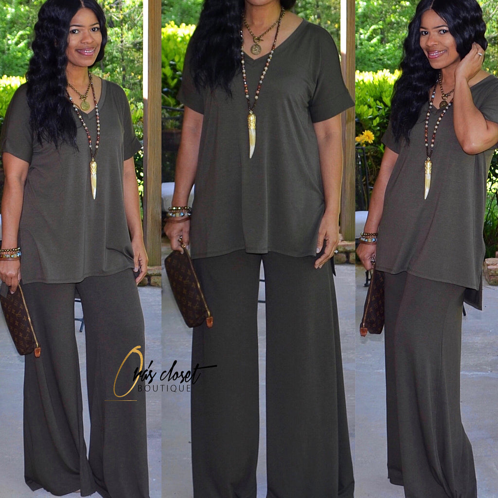 Army Green Must Have Set- LAST CHANCE SIZES M, 3X