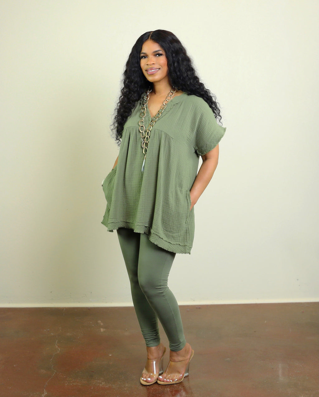 Boho Chic Set- Olive