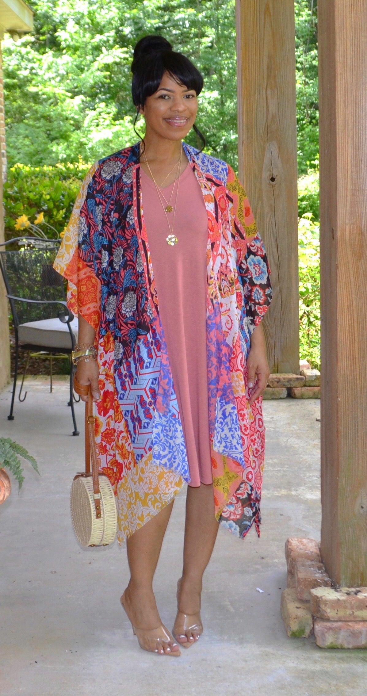 Mandi Kimono- Sky Blue
