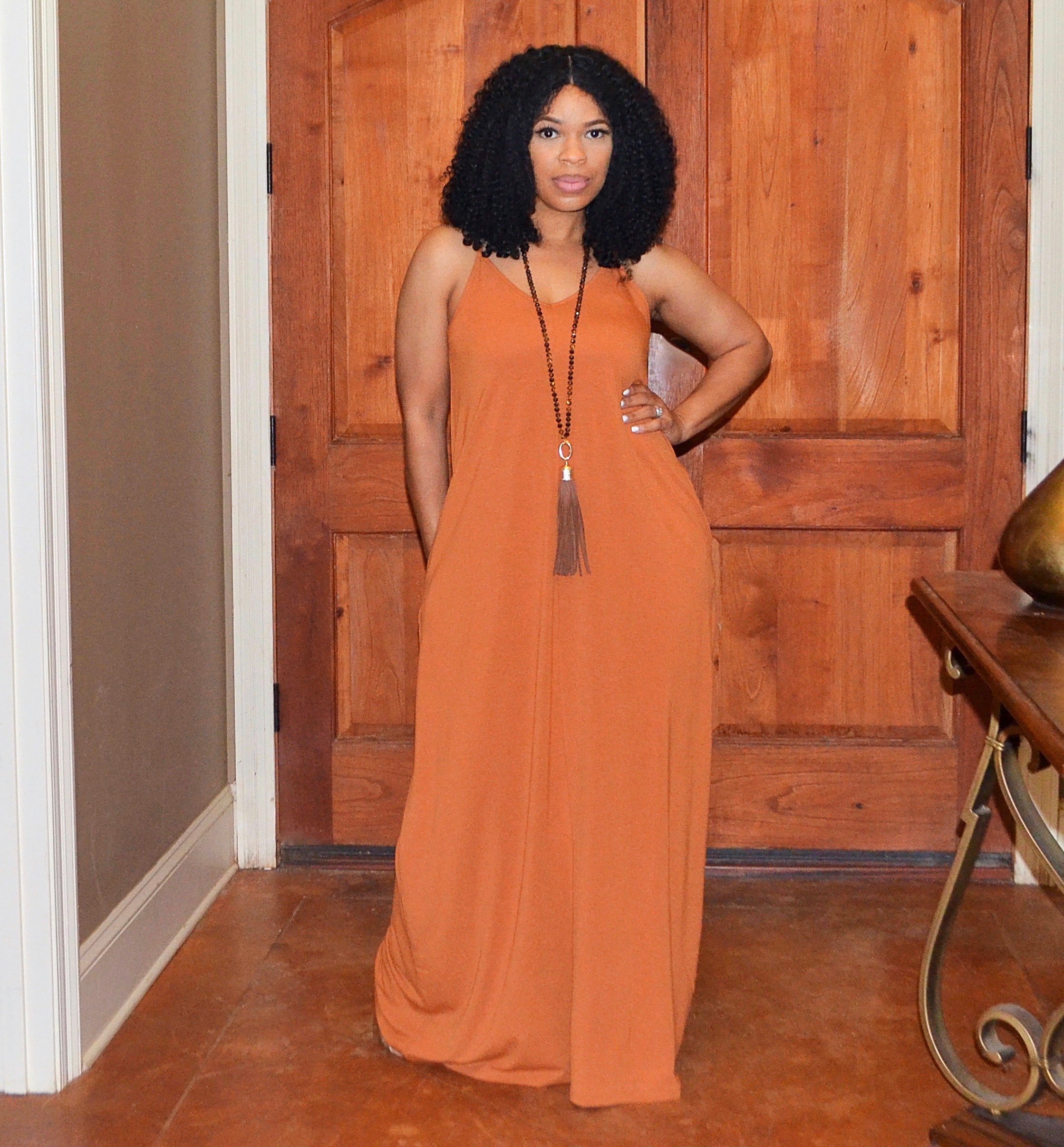 Goddess Maxi- Almond SIZE DOWN
