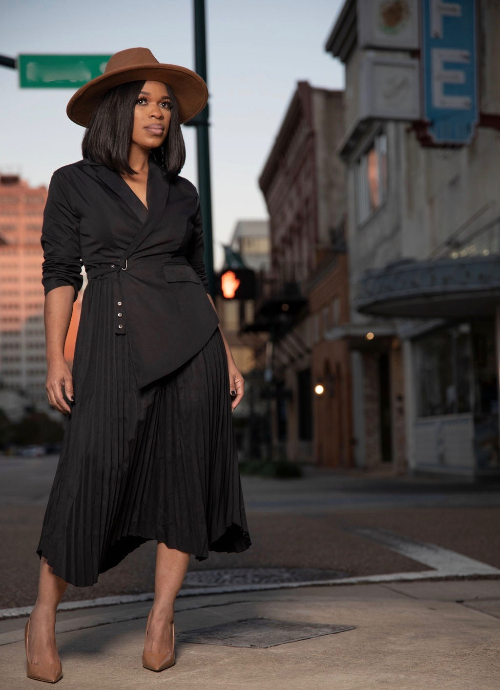 Lady In A Dress-Black